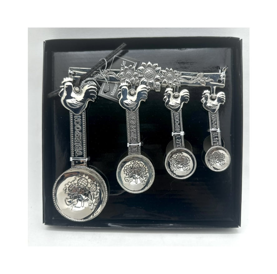 5pcs Rooster Sunflower Measuring Spoon Set