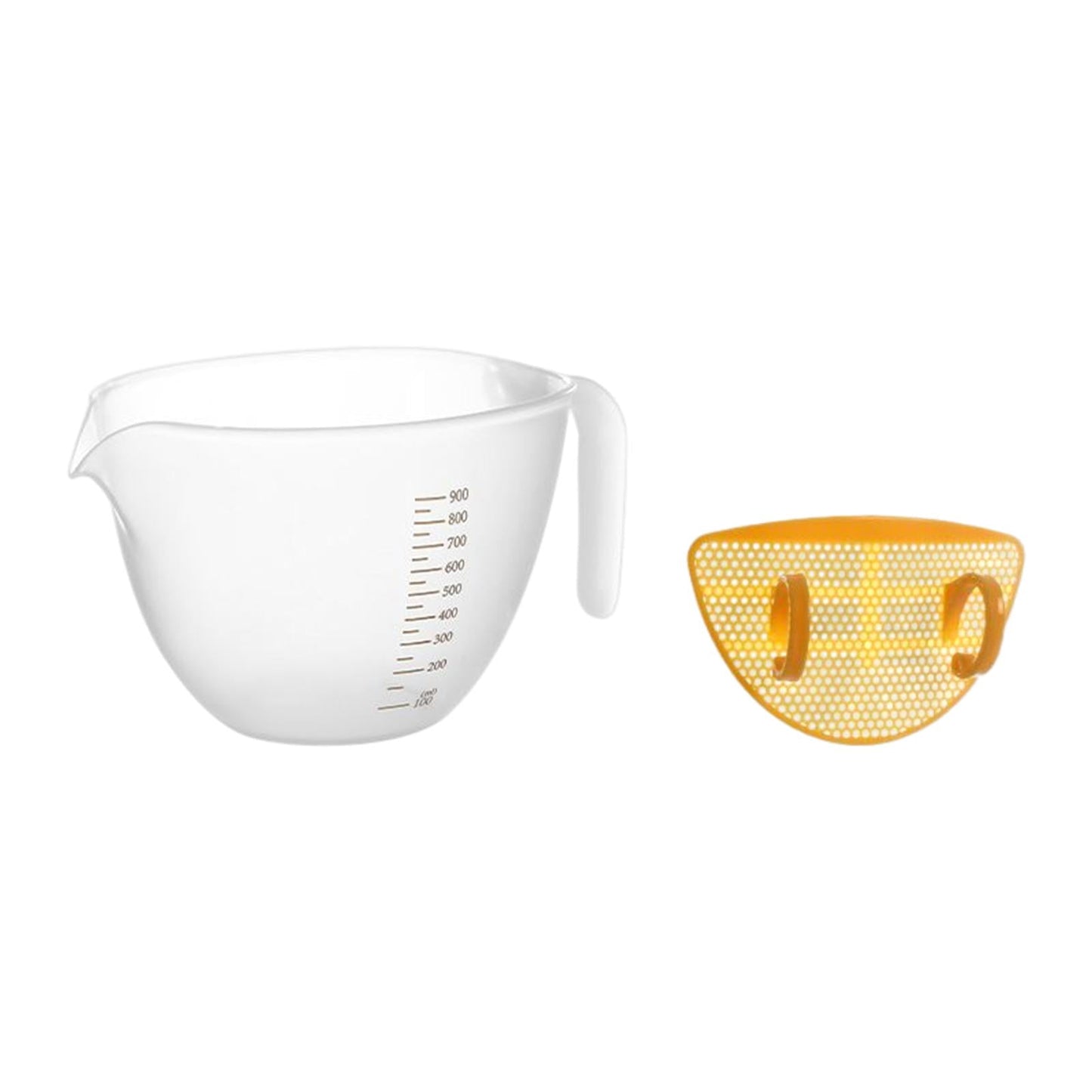 Measuring Cup Thicken Handle Large Capacity Double Sided Durable Sturdy Filter Measuring Cups for Home Living Tool Accessory