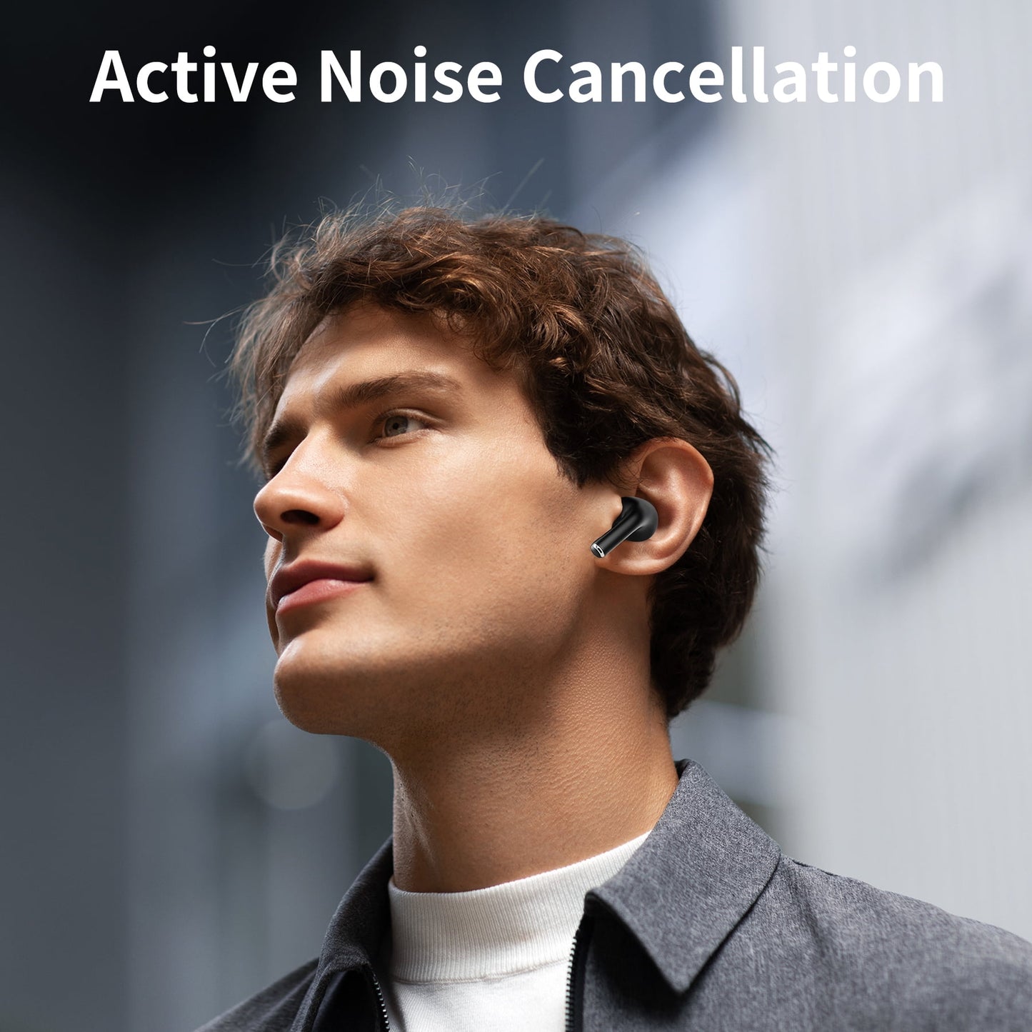 VEAT00L A9 ANC+ENC Earbuds with Smart Touch Screen,Bluetooth 5.4, HiFi Stereo Multiple EQ settings