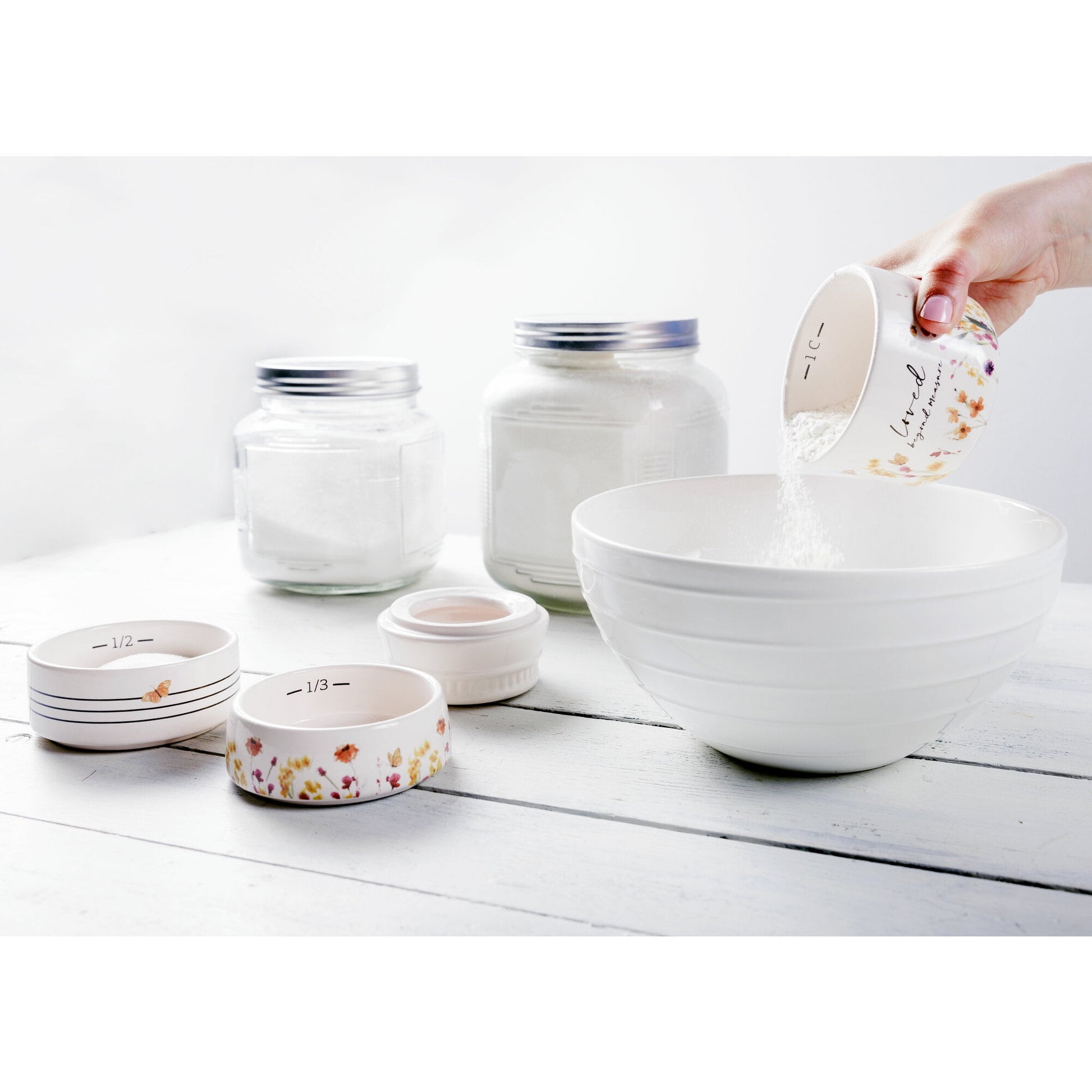 Loved - 6" x 3.25" Stackable Measuring Cups