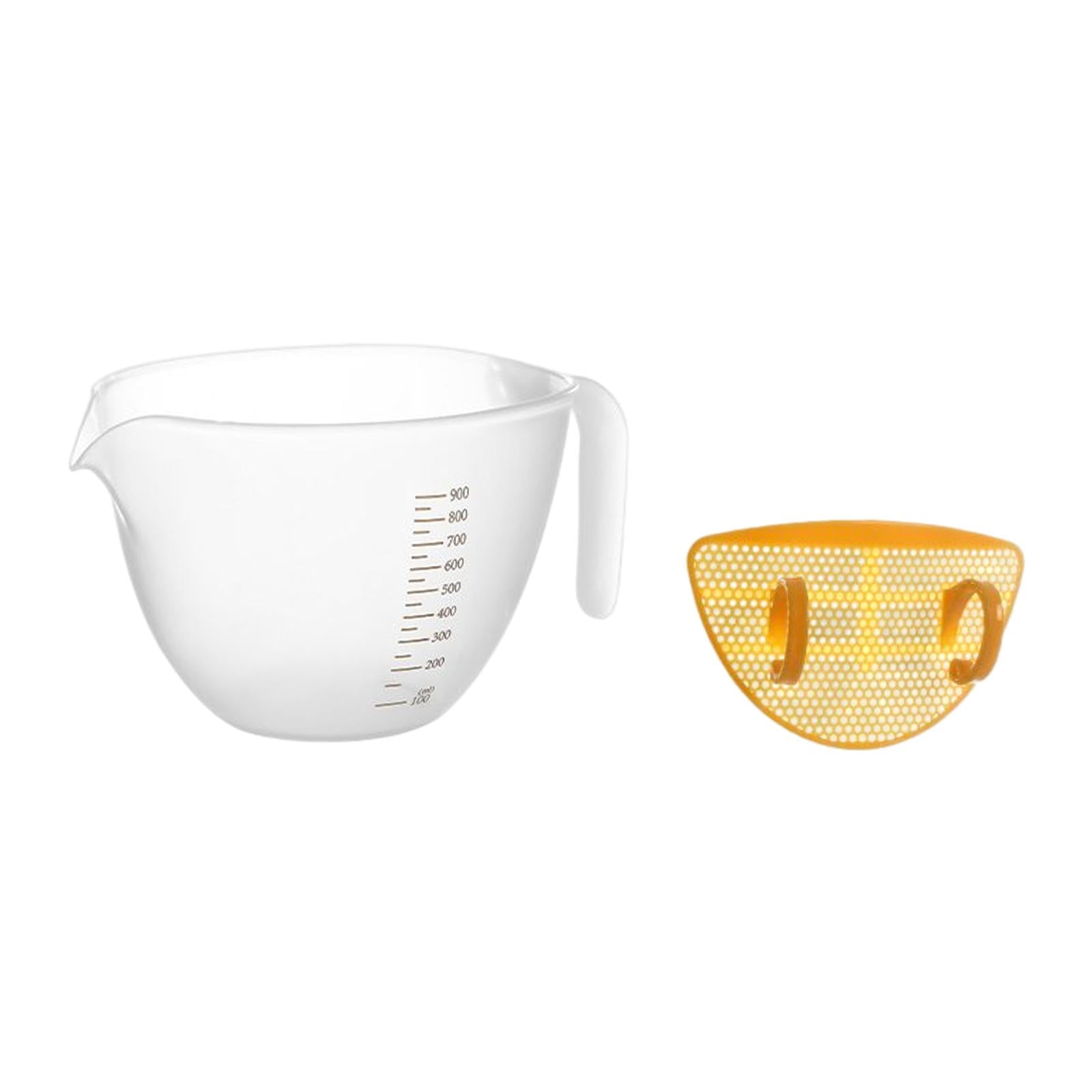 Measuring Cup Thicken Handle Large Capacity Double Sided Durable Sturdy Filter Measuring Cups for Home Living Tool Accessory