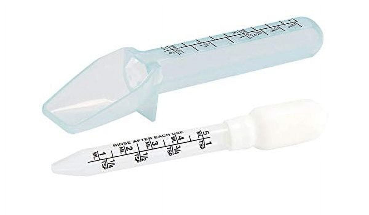 Apex Dual Liquid Medicated Measuring Spoon, Extra Large Capacity 10Ml, 1Ct