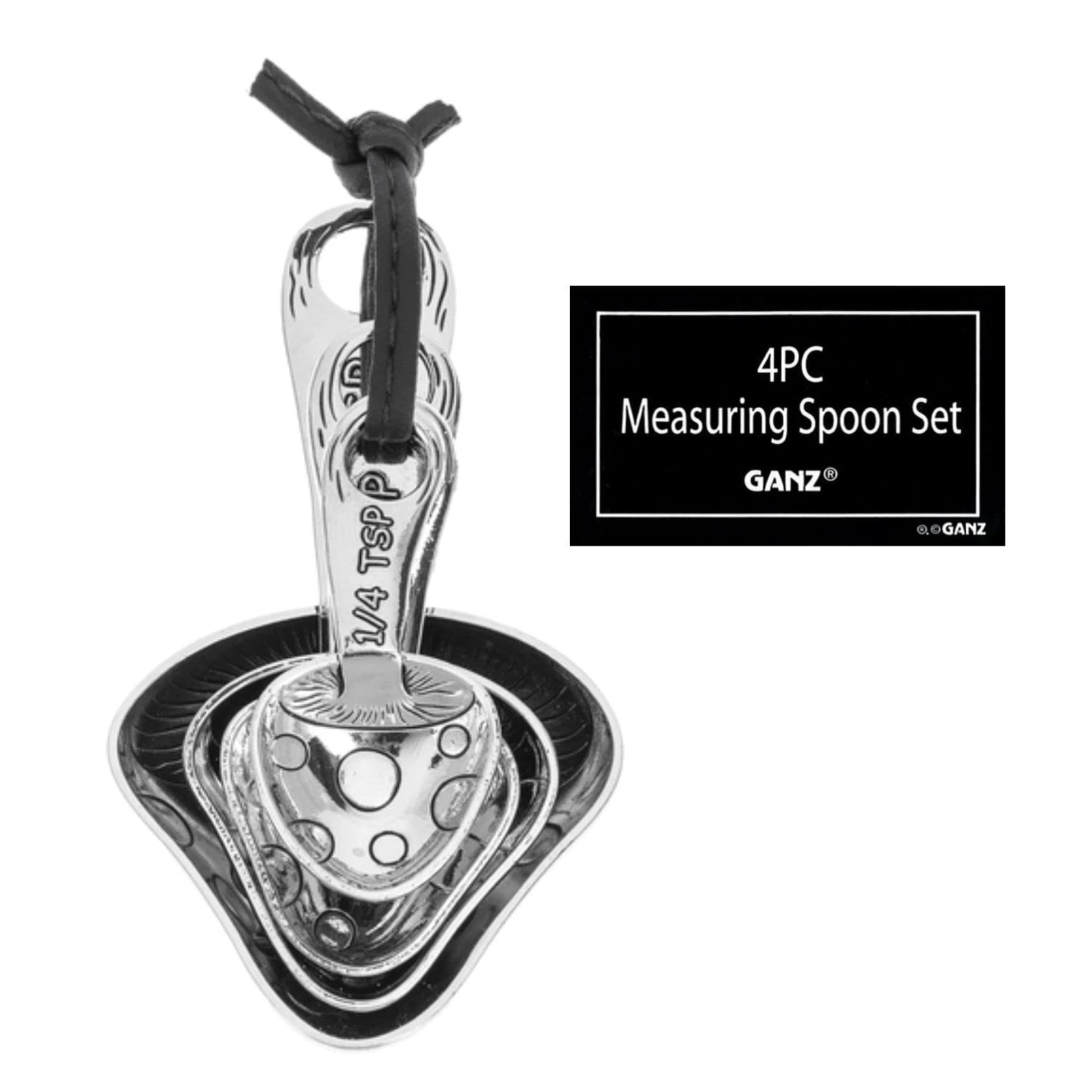 Ganz Measuring Spoons Without Color - Mushrooms (4 Piece Set).