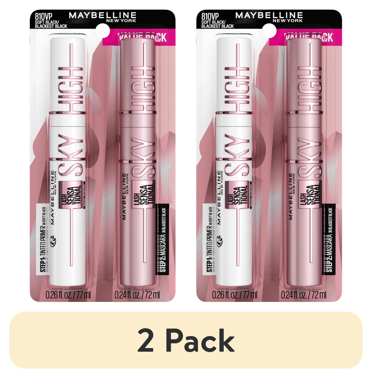 Maybelline Lash Sensational Sky High Washable Mascara, True Brown
