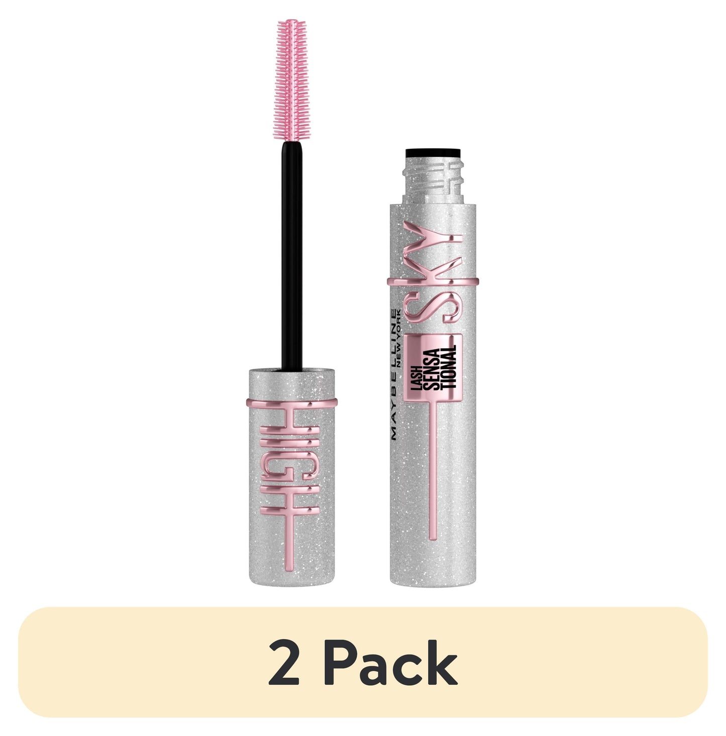 Maybelline Lash Sensational Sky High Washable Mascara, True Brown