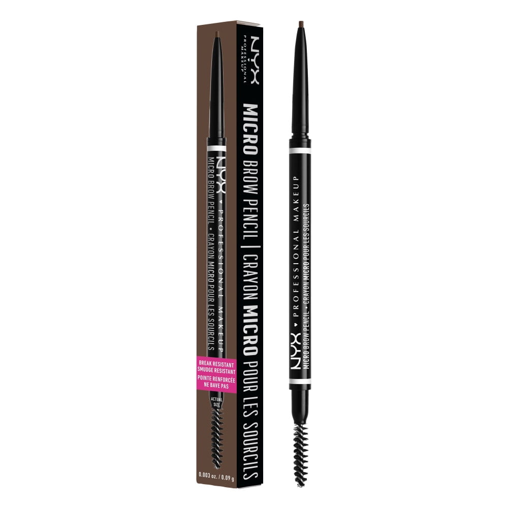 NYX Professional Makeup Micro Vegan EyeBrow Pencil, Espresso, 0.003 oz