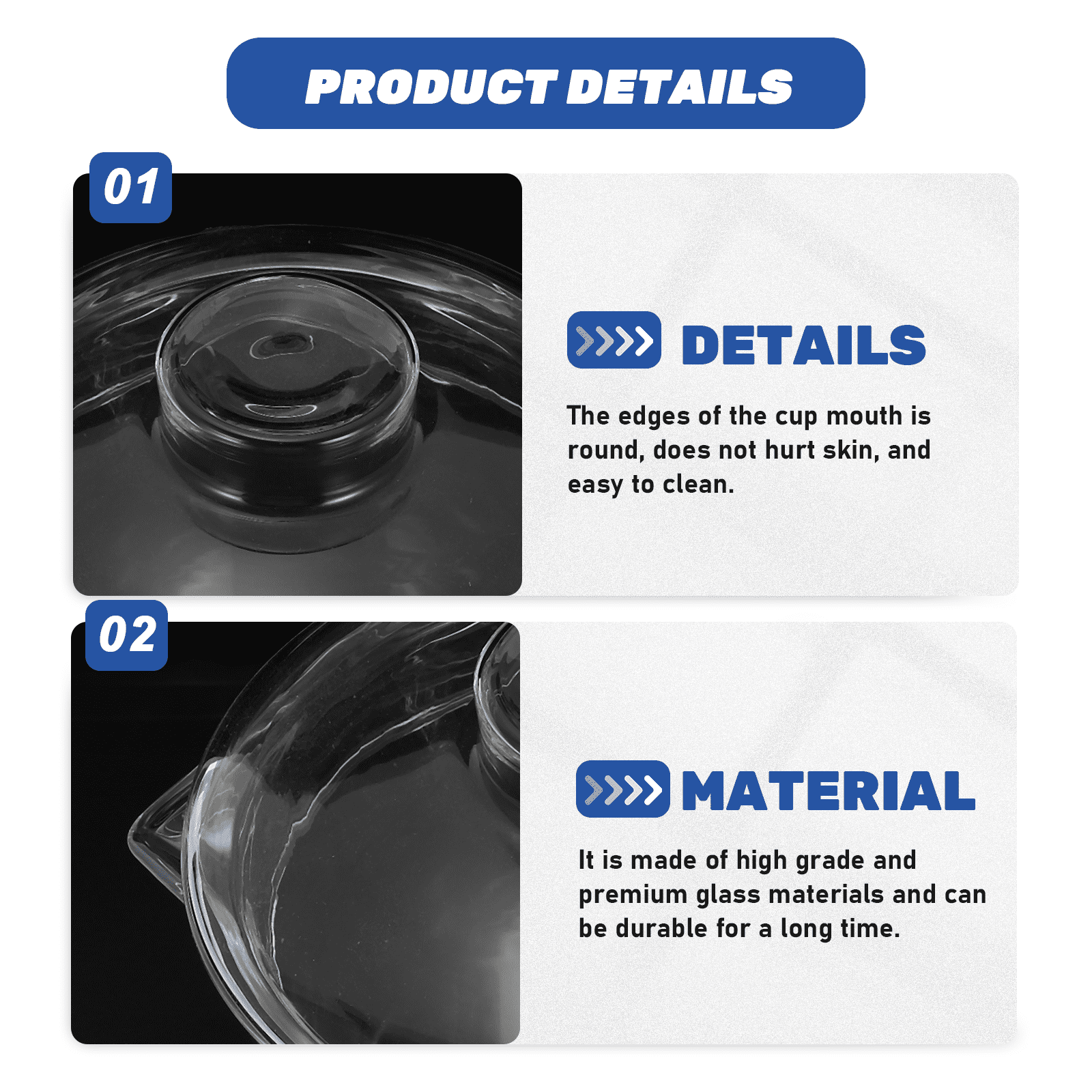 Measuring Cup Beaker Cups Liquid Graduated Mug Mixing Ceramic Jug Lid Scale Pitcher Water Container Marking Scales