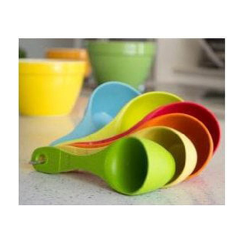 Architec ECUPS6C EcoSmart Purelast, 6 Piece Set, 1/4C, 1/3C, 1/2C, 2/3C, 3/4C, 1C, Measuring Cups, Multicolor
