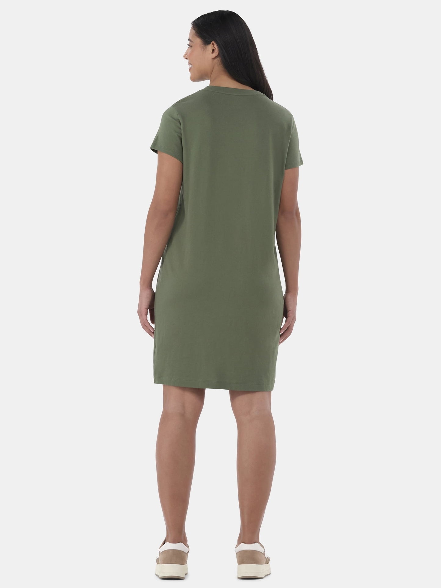 Time and Tru Women's Cotton T-Shirt Dress, Sizes XS-XXXL