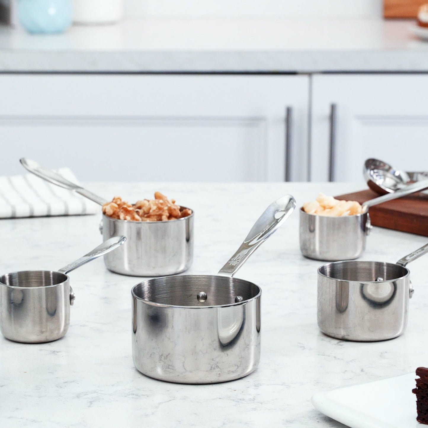 All-Clad Stainless Steel Measuring Cup Set, 5 piece
