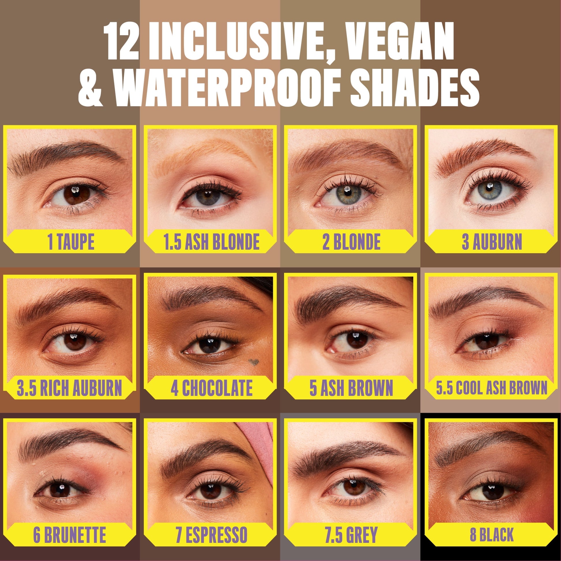 NYX Professional Makeup Micro Vegan EyeBrow Pencil, Espresso, 0.003 oz