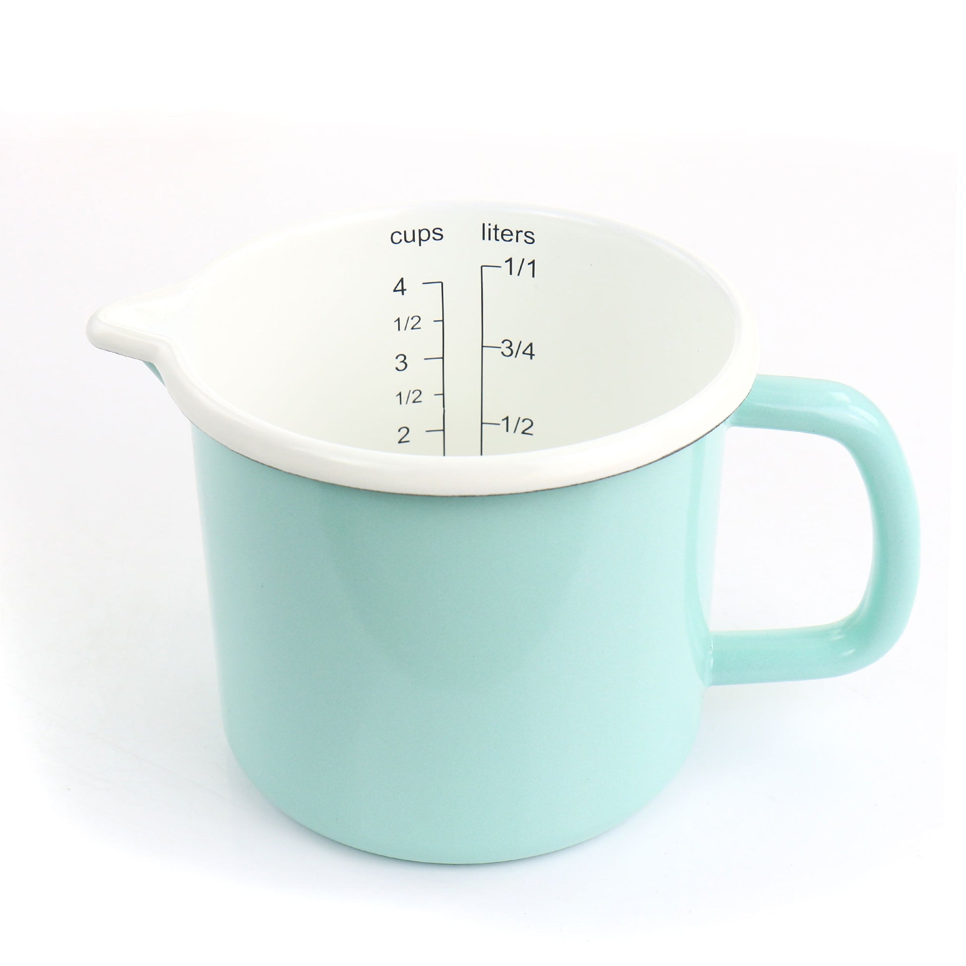 Martha Stewart Everyday Enamel on Steel Measuring Cup in Turquoise
