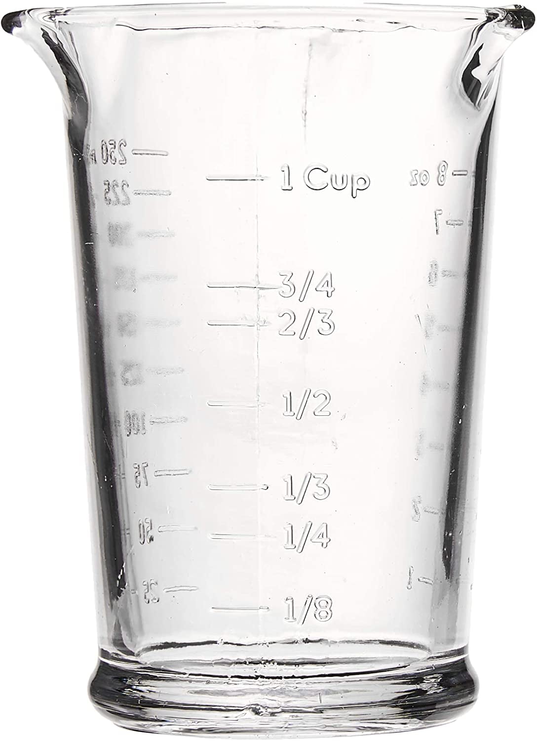 Anchor Hocking 8oz Glass Measuring Cup, triple pour