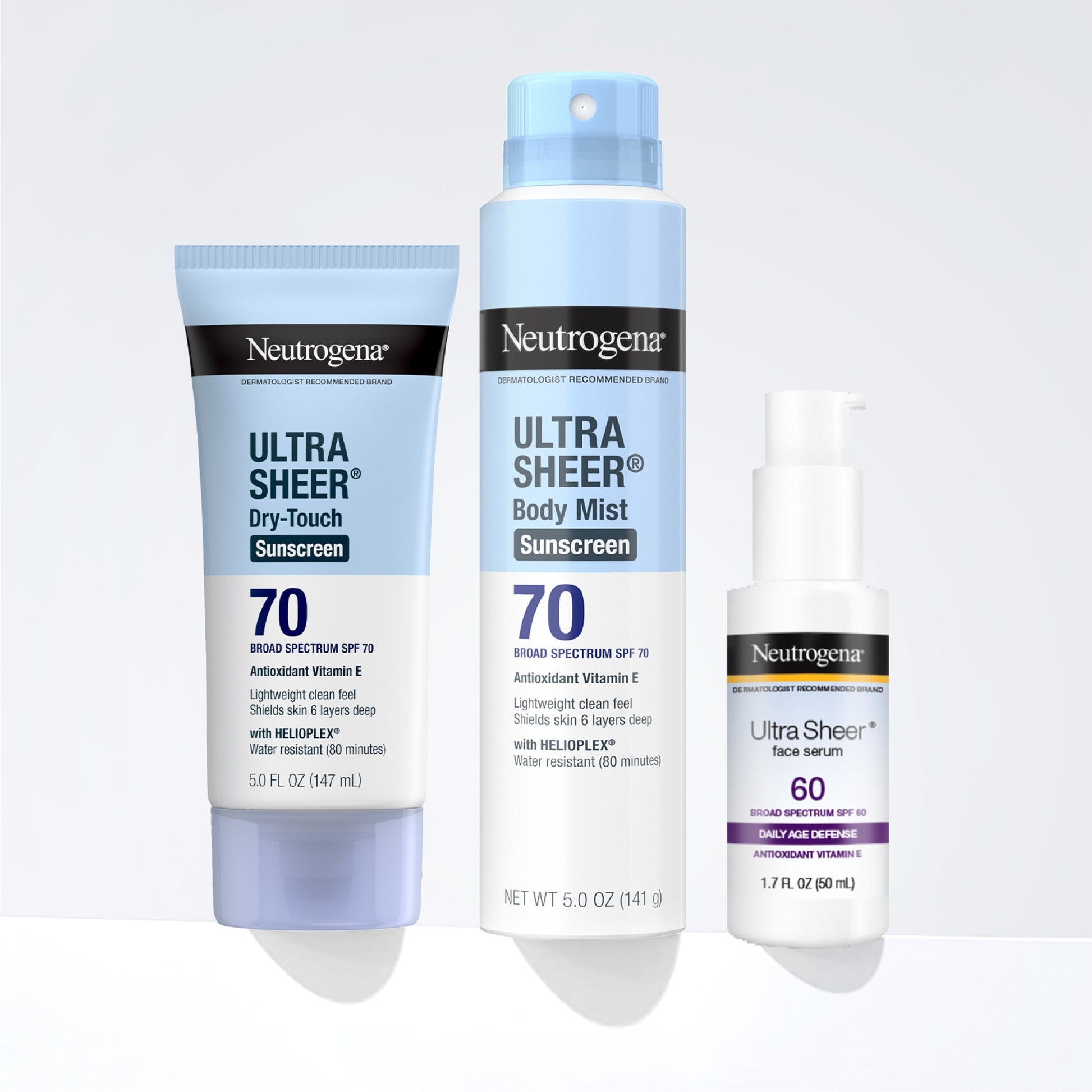 Neutrogena Ultra Sheer Dry-Touch SPF 70 Sunscreen Lotion, 5 fl. oz