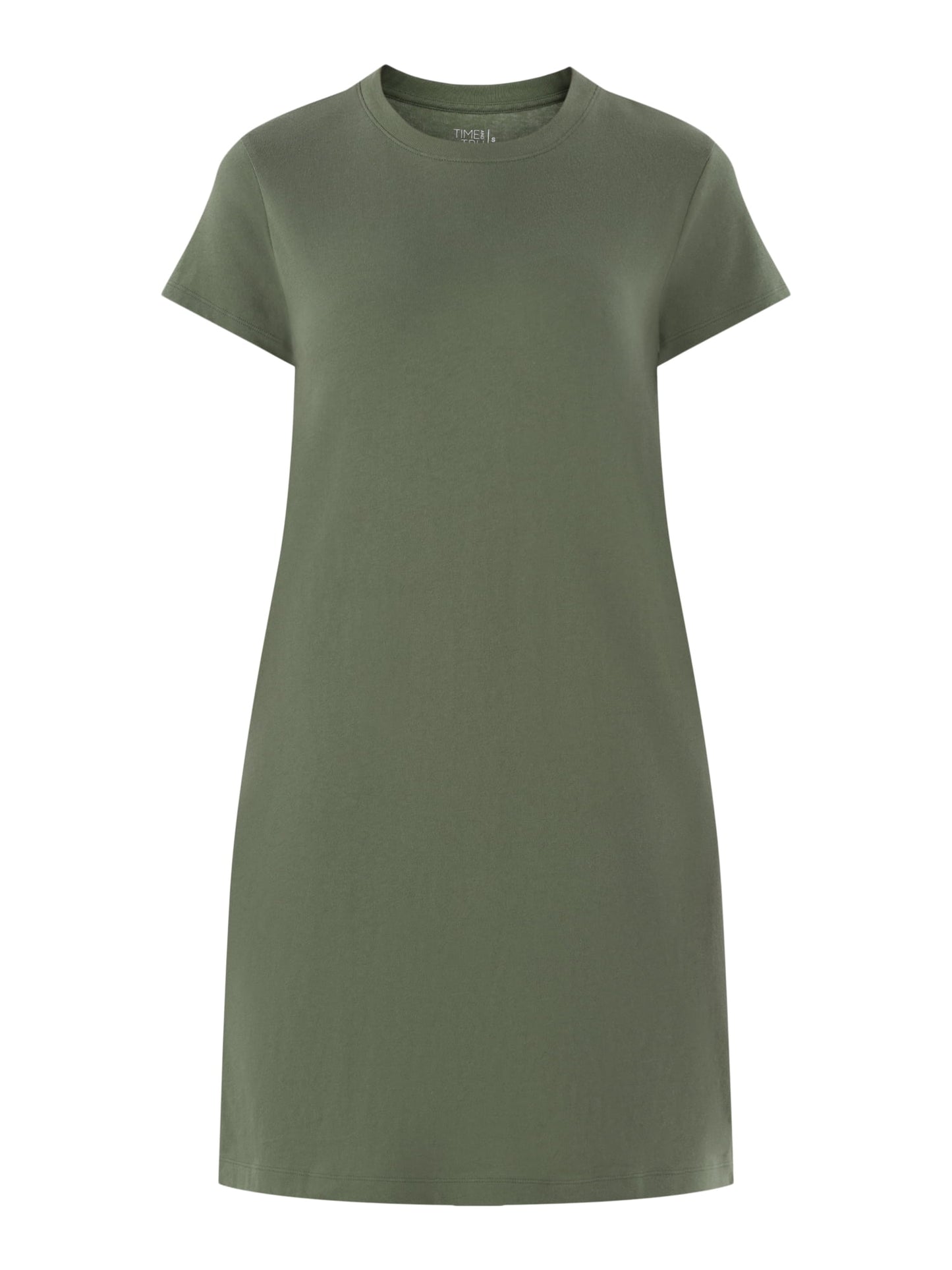 Time and Tru Women's Cotton T-Shirt Dress, Sizes XS-XXXL