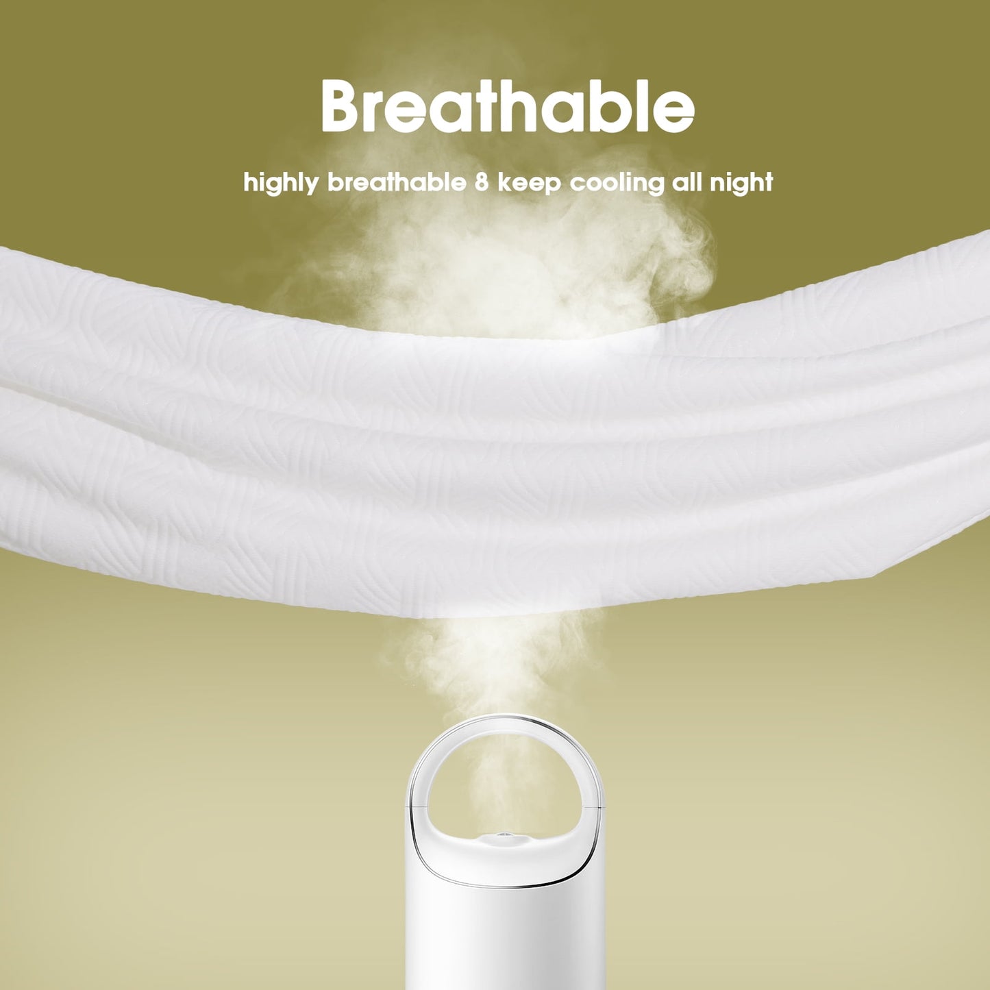 Queen Size Waterproof Mattress Protector Viscose Made from Bamboo Cooling Mattress Pad Cover Breathable Soft 3D Air Fabric Noiseless Washable Fitted Sheet with Deep Pocket Up to 21"