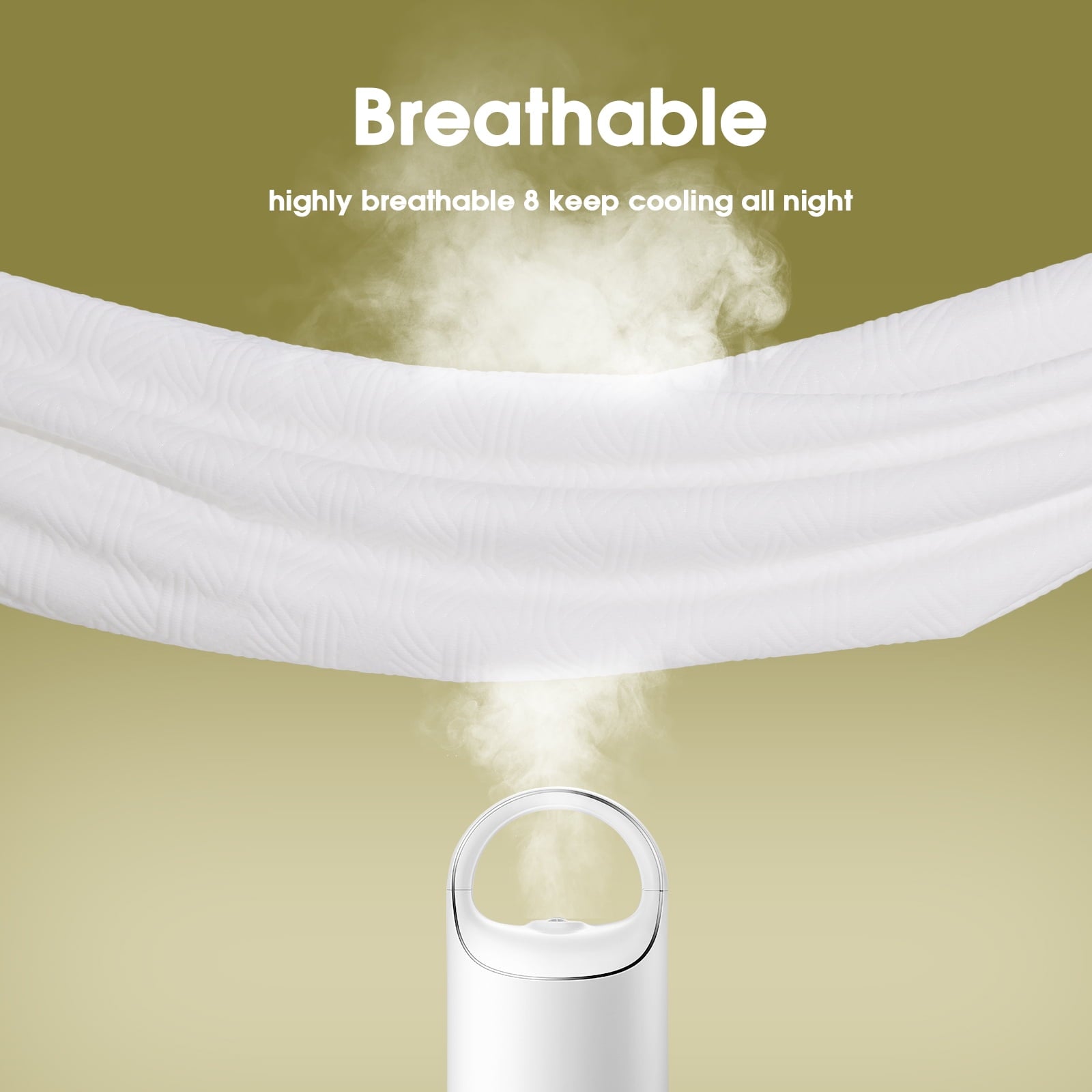 Queen Size Waterproof Mattress Protector Viscose Made from Bamboo Cooling Mattress Pad Cover Breathable Soft 3D Air Fabric Noiseless Washable Fitted Sheet with Deep Pocket Up to 21"