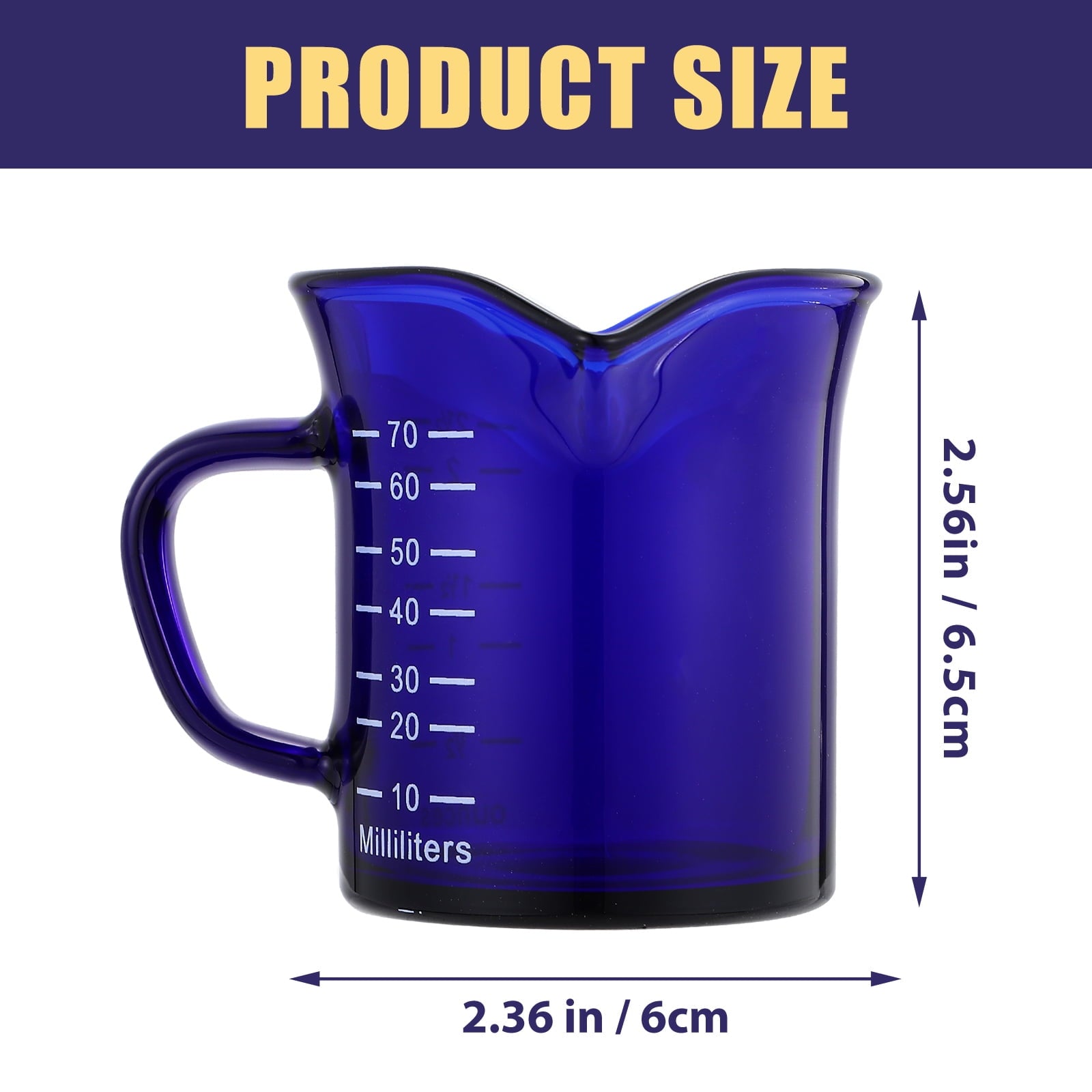 Glass Measuring Cup Glass Coffee Mug Measuring Milk Glass Home Drinking Glass Coffee Cup