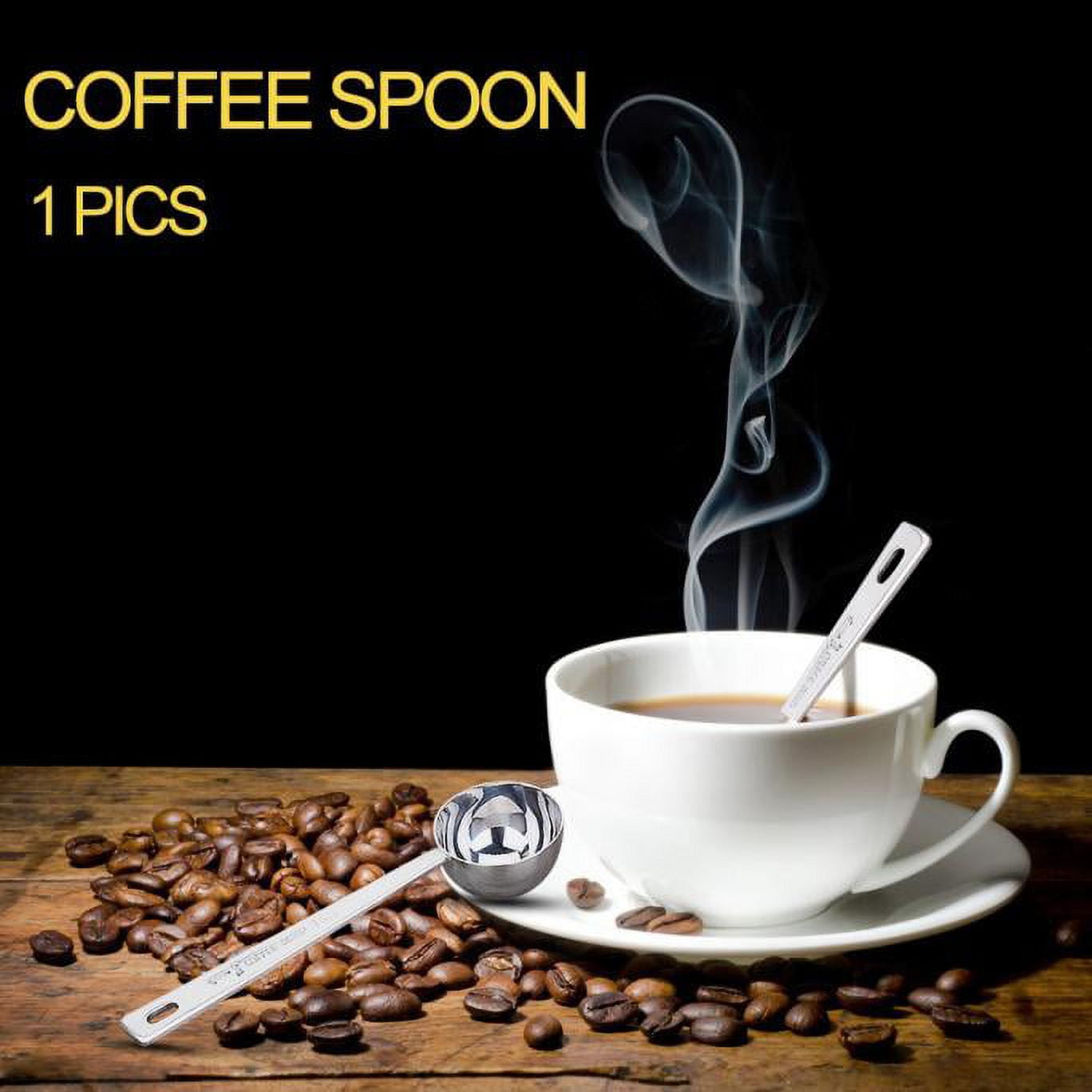 Household Items! WQQZJJ Kitchen Essentials Coffee Scoop, Stainless Steel 1 Table Spoon 15ML Gifts On Clearance