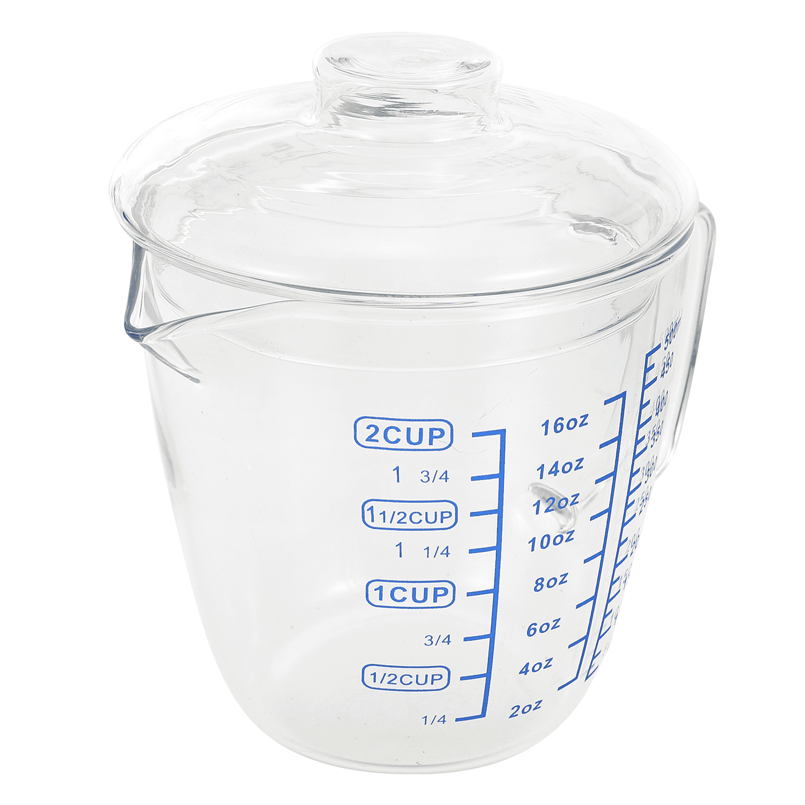 Measuring Cup Beaker Cups Liquid Graduated Mug Mixing Ceramic Jug Lid Scale Pitcher Water Container Marking Scales
