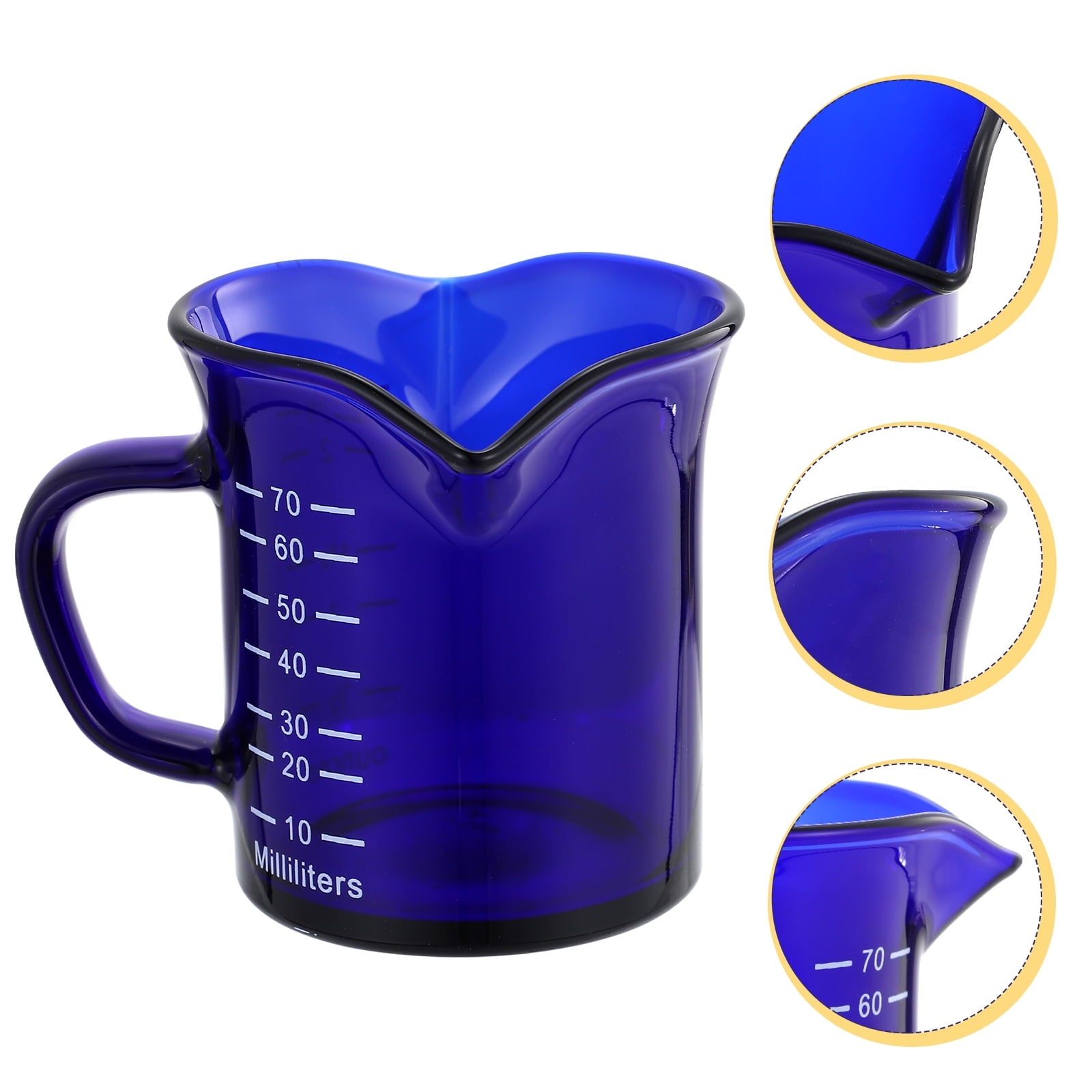 Glass Measuring Cup Glass Coffee Mug Measuring Milk Glass Home Drinking Glass Coffee Cup