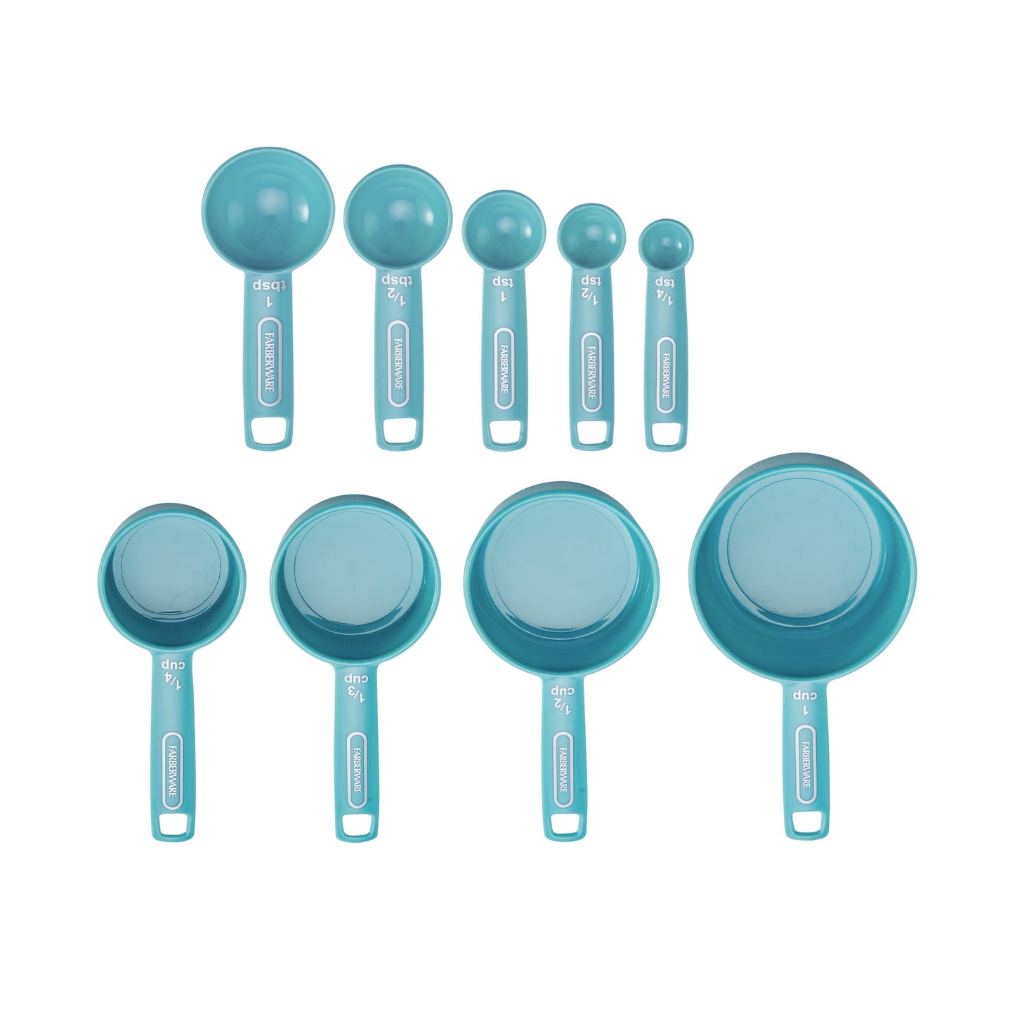 Farberware Professional 9-Piece Measuring Set, Light Blue