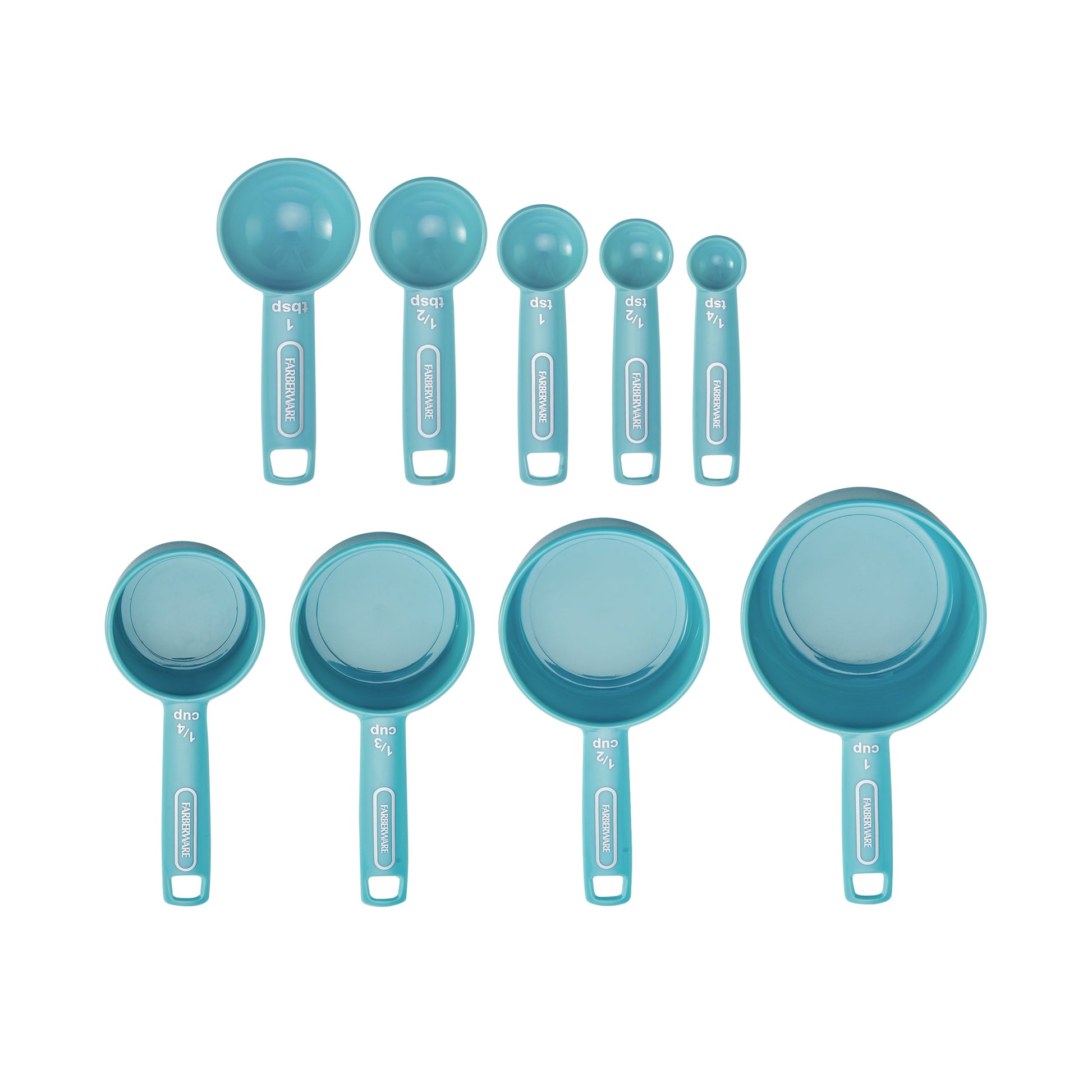 Farberware Professional 9-Piece Measuring Set, Light Blue