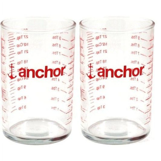 Anchor Hocking 91016l12 5 Oz Glass Measuring Glass (Pack of 2)
