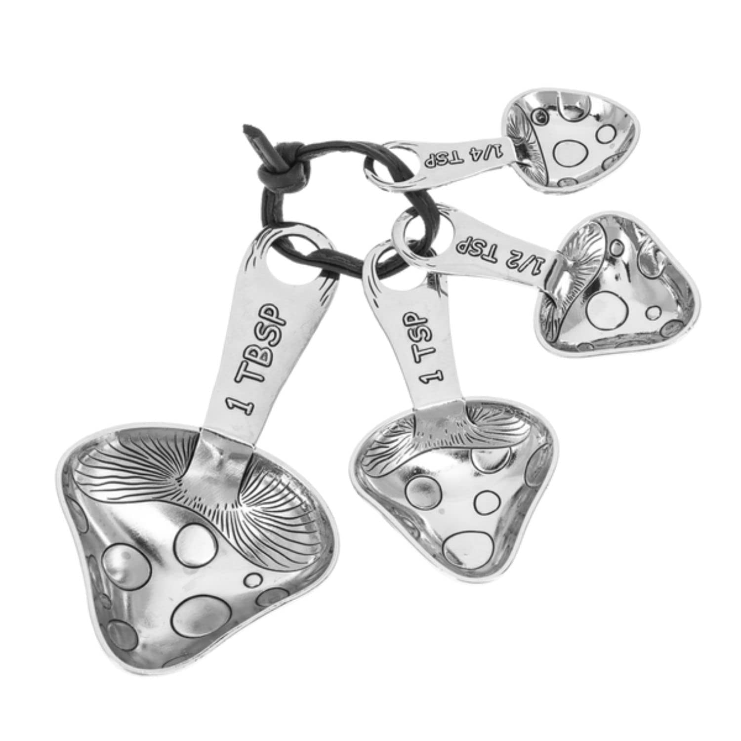 Ganz Measuring Spoons Without Color - Mushrooms (4 Piece Set).
