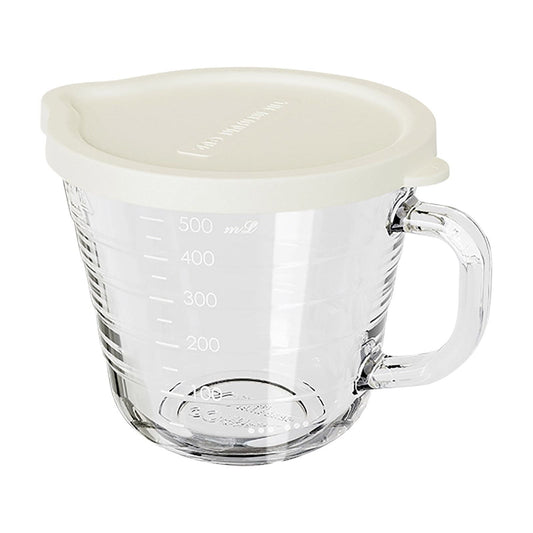 Modern Transparent Baking Measuring Cup Microwaveable Glass Cooking Cup with Handle Home Kitchen Baking Bowl