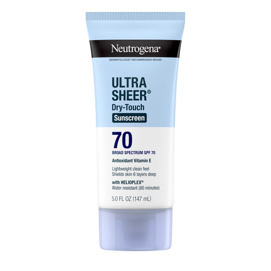 Neutrogena Ultra Sheer Dry-Touch SPF 70 Sunscreen Lotion, 5 fl. oz