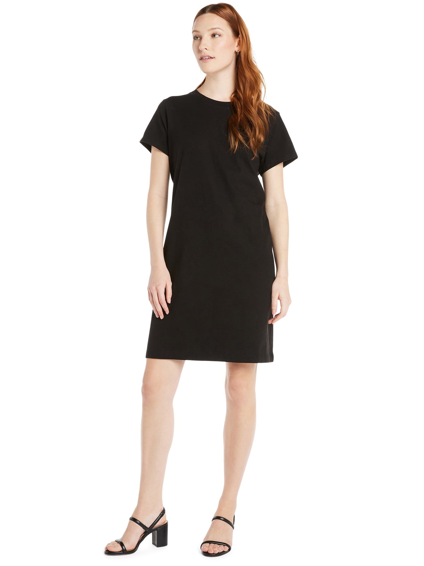 Time and Tru Women's Cotton T-Shirt Dress, Sizes XS-XXXL