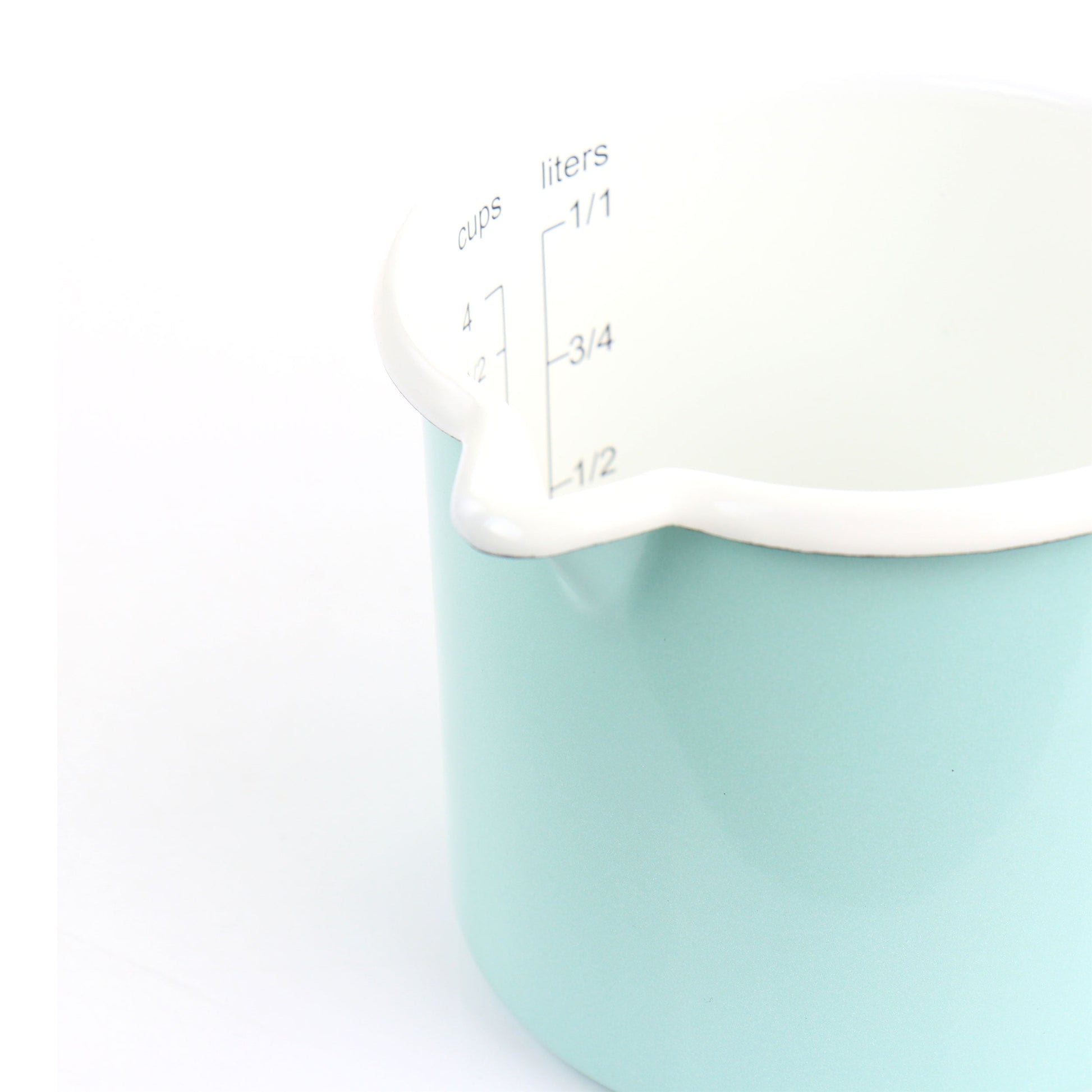 Martha Stewart Everyday Enamel on Steel Measuring Cup in Turquoise