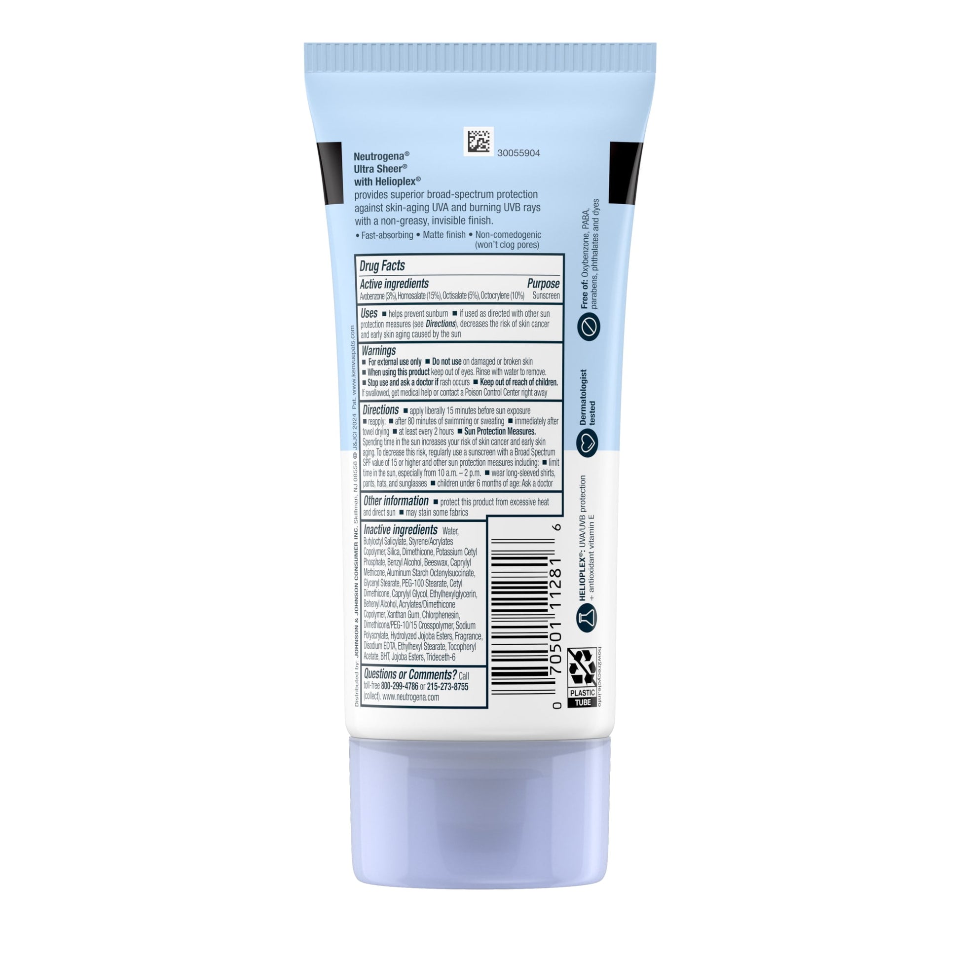 Neutrogena Ultra Sheer Dry-Touch SPF 70 Sunscreen Lotion, 5 fl. oz