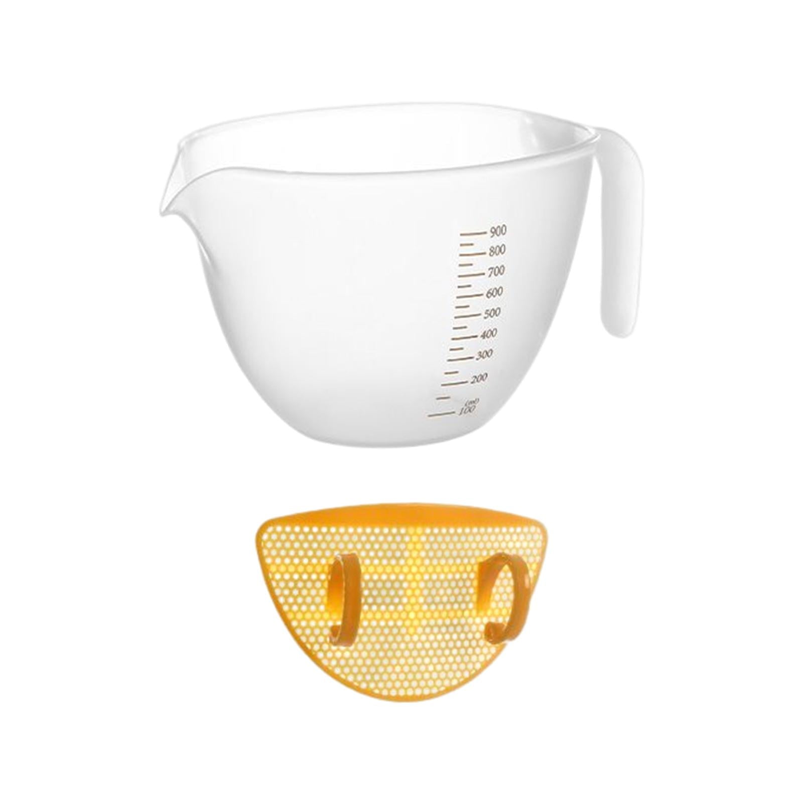 Measuring Cup Thicken Handle Large Capacity Double Sided Durable Sturdy Filter Measuring Cups for Home Living Tool Accessory