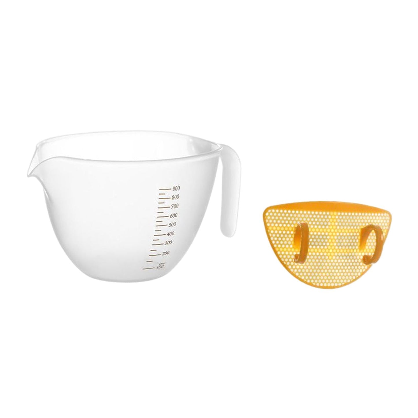 Measuring Cup Thicken Handle Large Capacity Double Sided Durable Sturdy Filter Measuring Cups for Home Living Tool Accessory