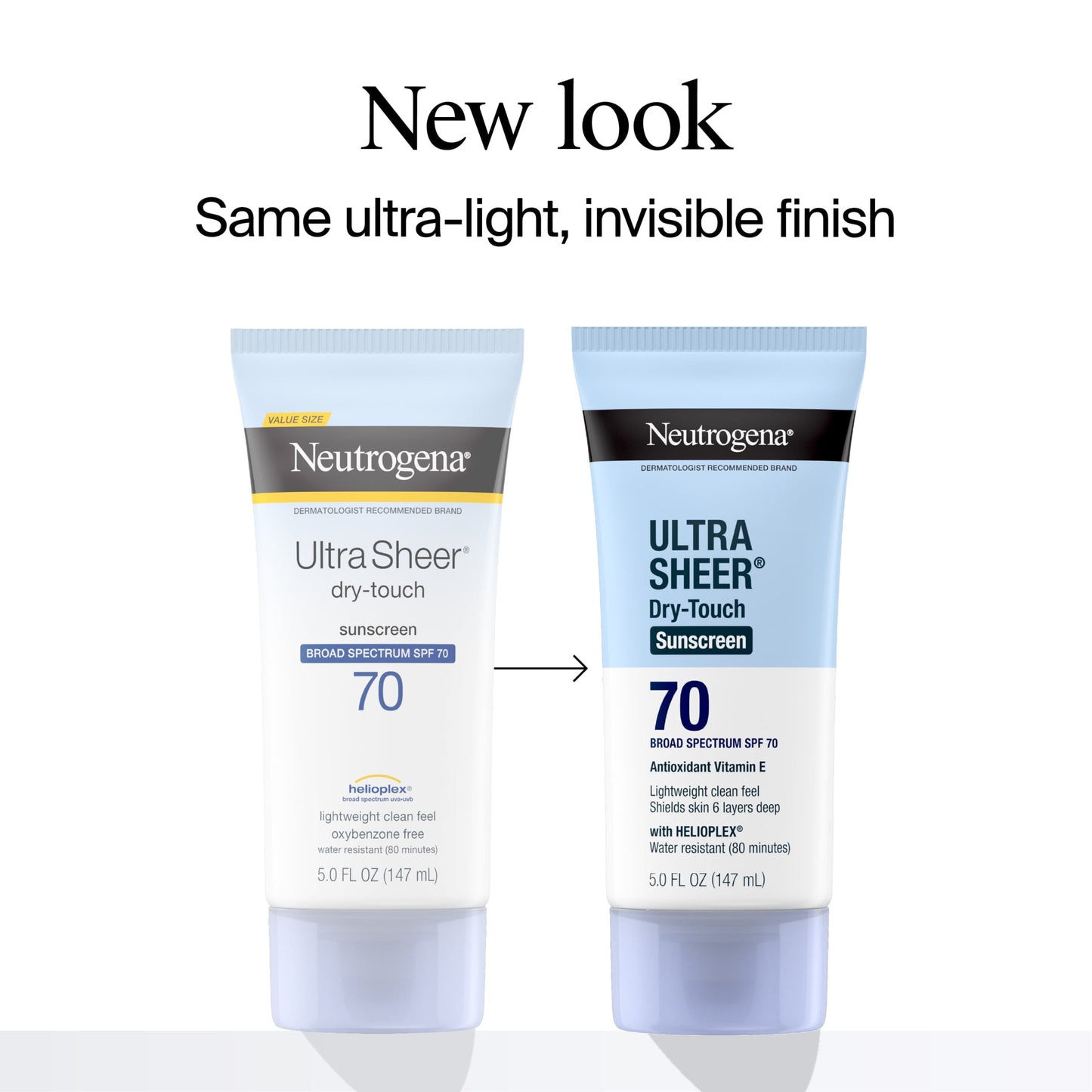 Neutrogena Ultra Sheer Dry-Touch SPF 70 Sunscreen Lotion, 5 fl. oz