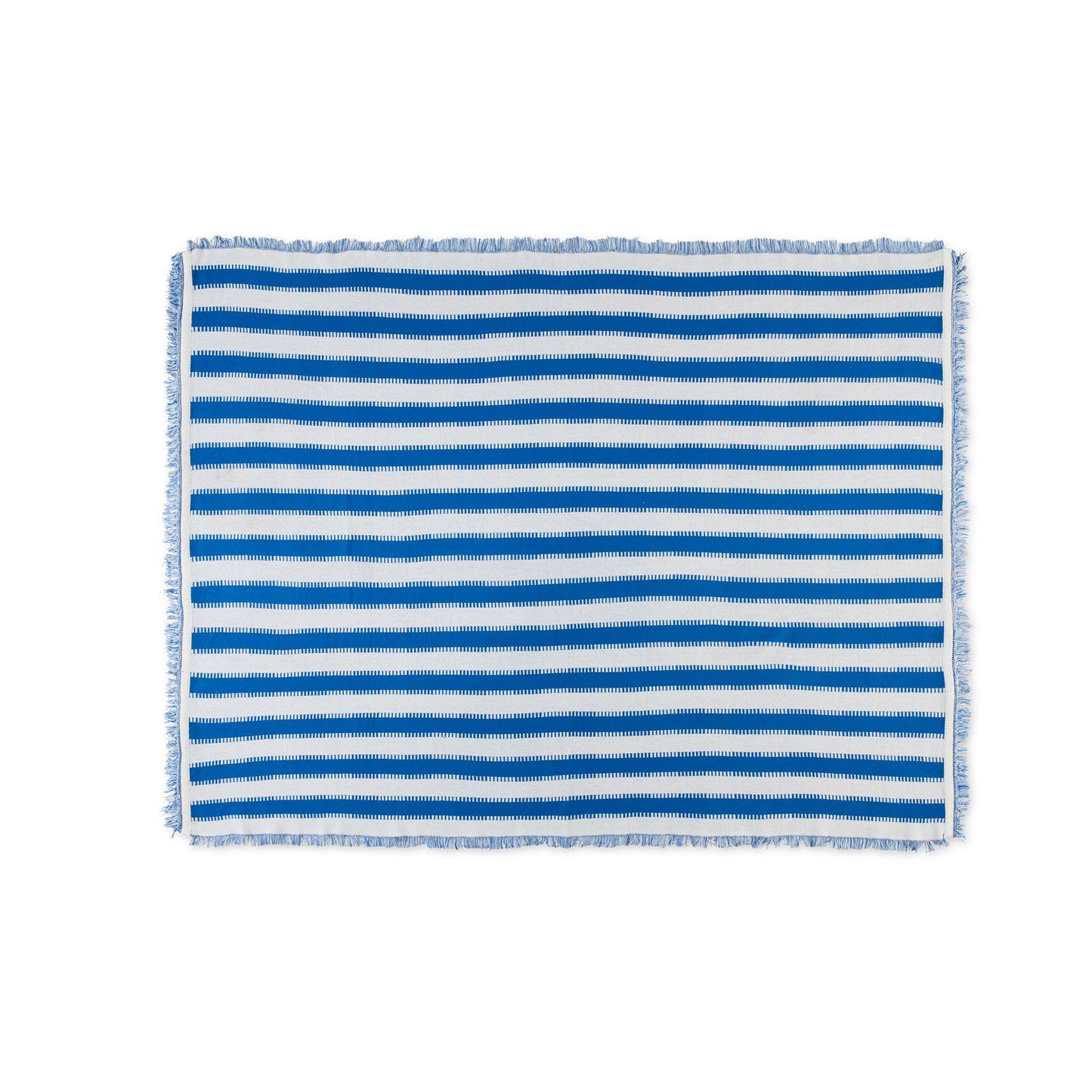 Mainstays by Becky G. & Alejandra Tapestry Knit Throw, Blue Stripe, 50" x 60"