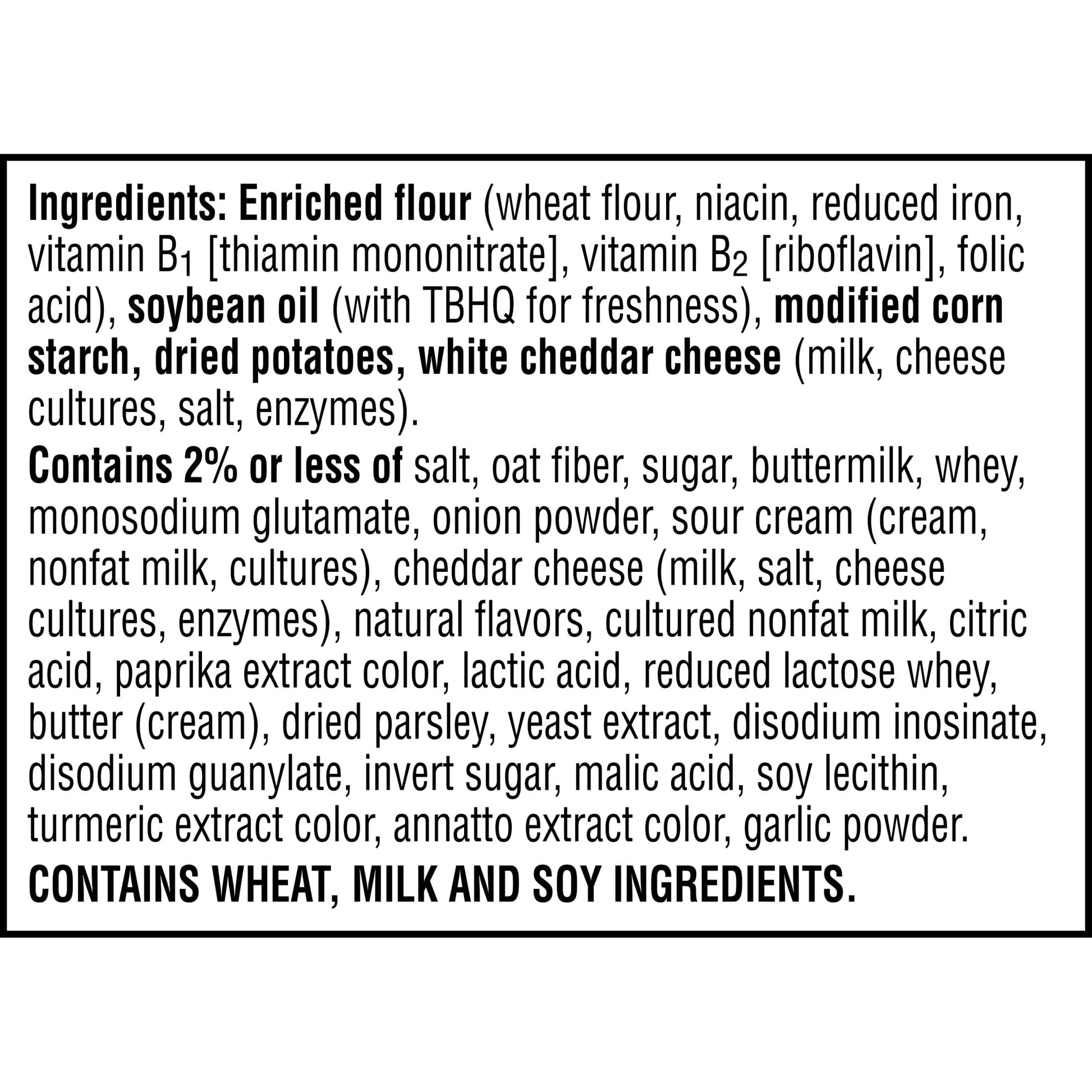 Cheez-It Snap'd Cheddar Sour Cream and Onion Cheese Cracker Chips, Thin Crisps, 7.5 oz