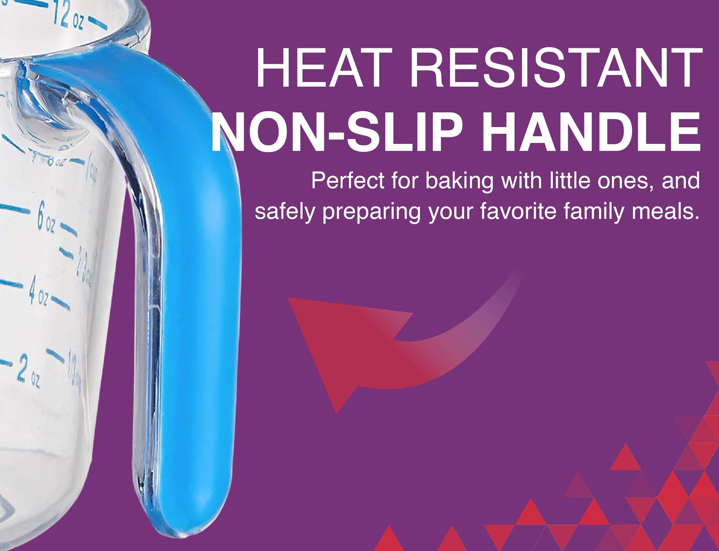 Arrow Plastic 00032 4-1/2 Cup Cool Grip Measuring Cup