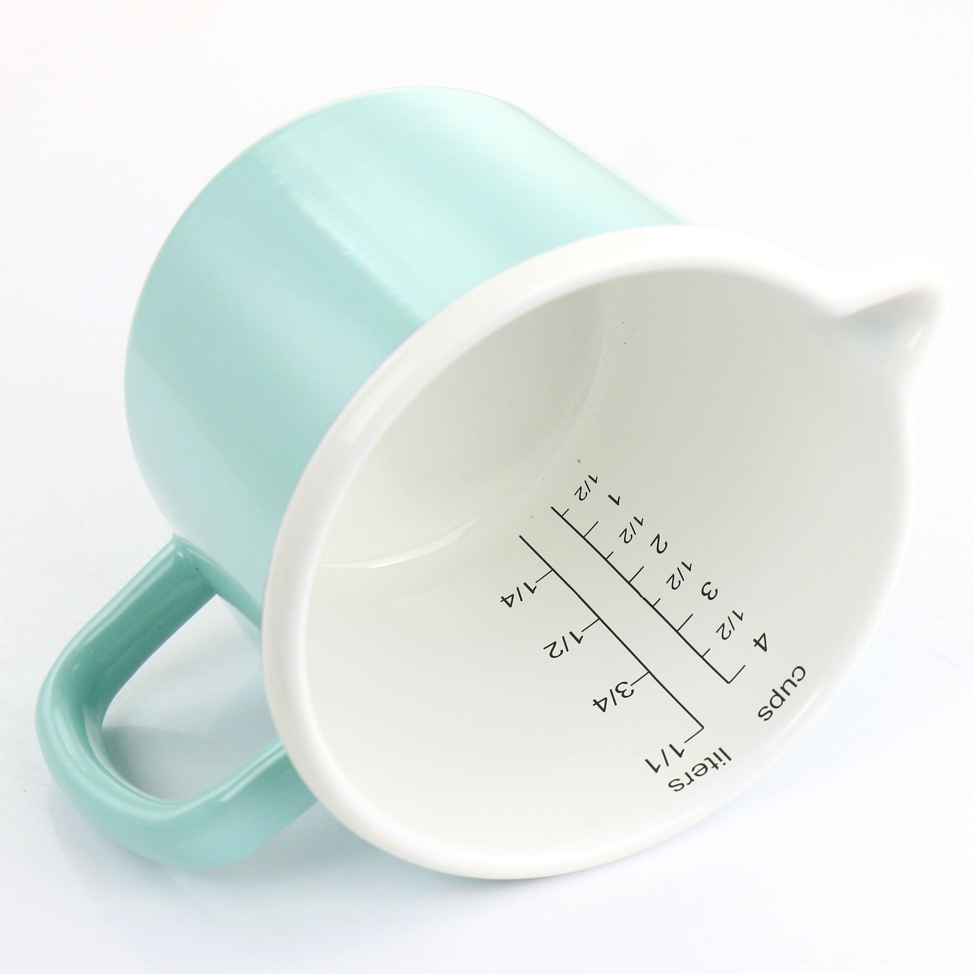 Martha Stewart Everyday Enamel on Steel Measuring Cup in Turquoise