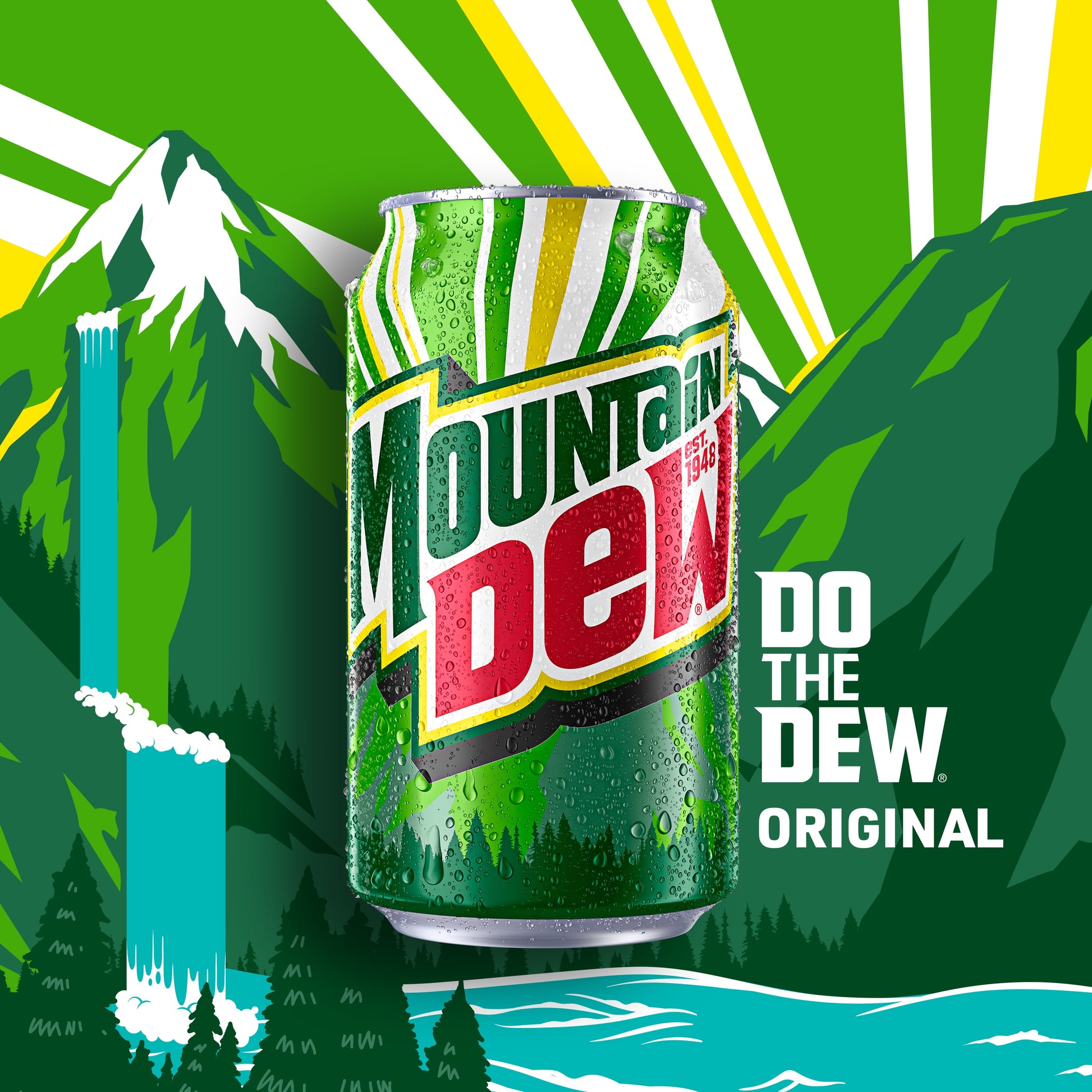Mountain Dew Citrus Soda, 12 fl oz 24 Pack Cans